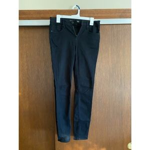 Black express jeans legging mid rise size 4R